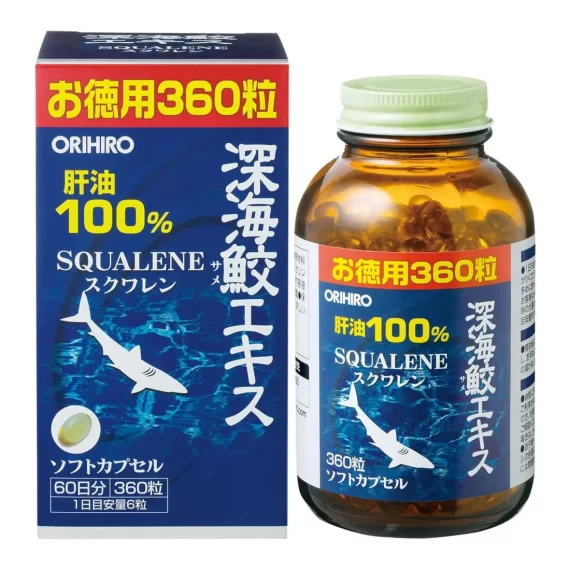 Сквален (Squalene Orihiro), 360 капсул на 60 дней