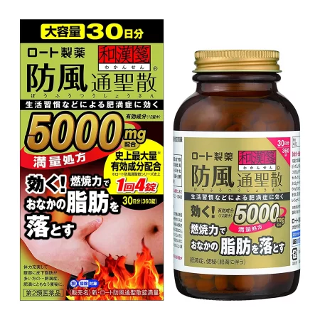 Комплекс для сжигания жира (Bofutsushyosan 5000, Rohto), 360 таблеток