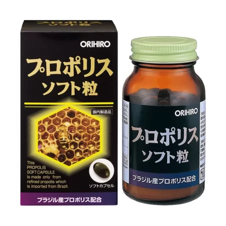 Пчелиный прополис (Propolis, Orihiro), 120 капсул на 30 дней