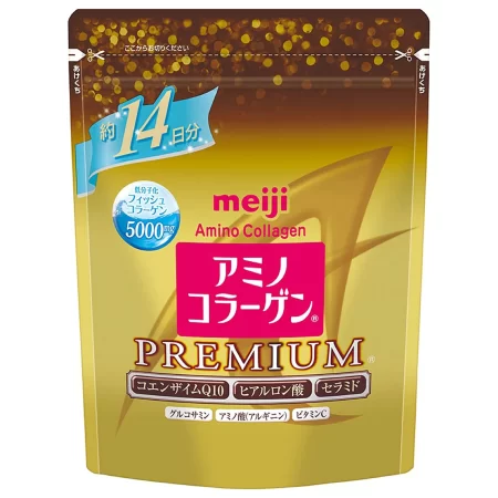 Коллаген порошок (Premium Amino Collagen, Meiji), 5000 мг, на 14 дней